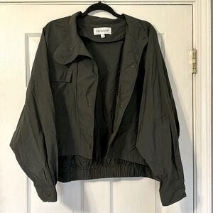 Prologue Army Green Jacket Size XL Windbreaker Material